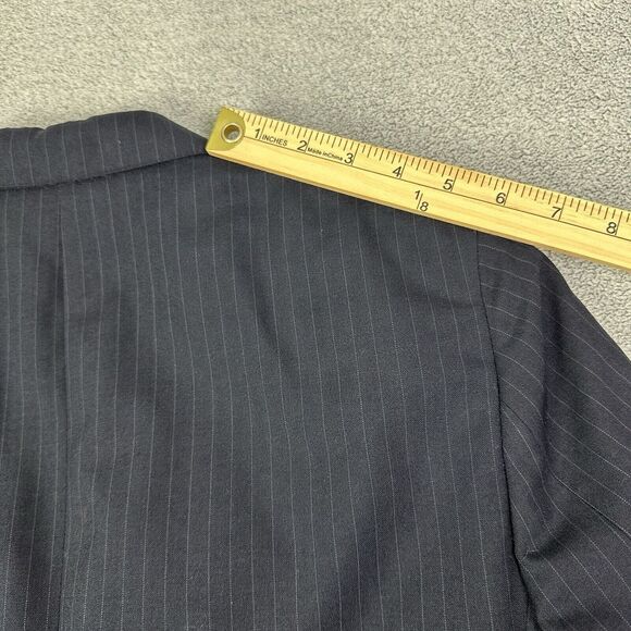 Vintage Brooks Brothers Blazer Men 39L Navy Pinstripe Brooksgate Sport Coat USA - Picture 11 of 12